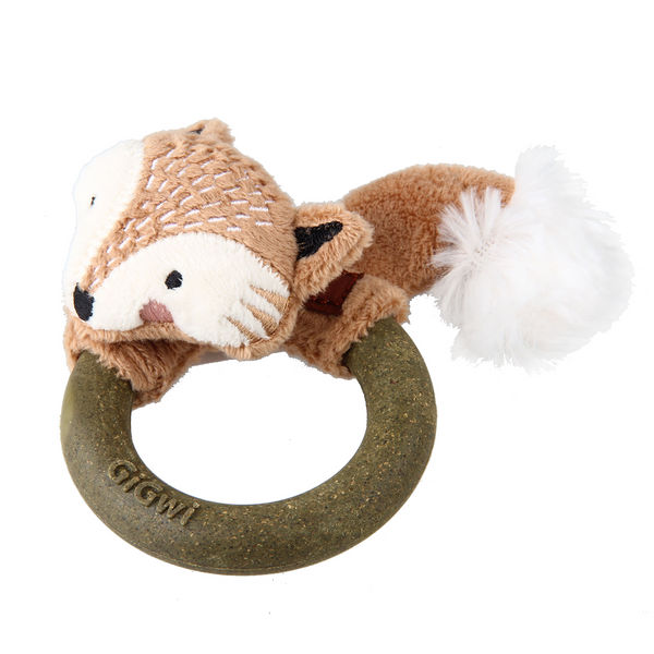 GiGwi Catch and Scratch Eco Line Fox Toy for Cats