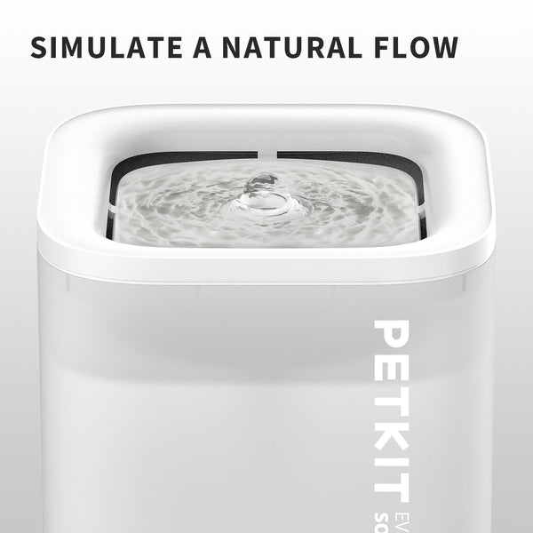 Petkit Eversweet Solo SE Smart Automatic Water Fountain for Cats & Dogs (White)
