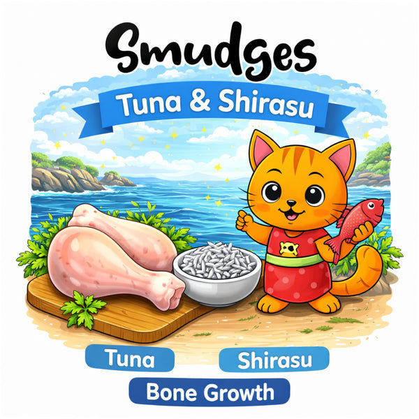 Smudges Tuna Flakes with Shirasu in Soft Jelly Adult Cat Wet Food