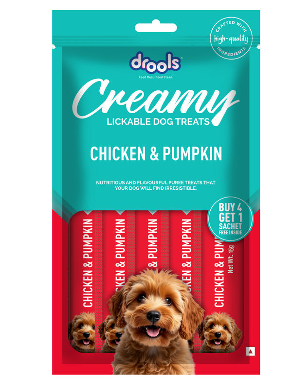 Drools Chicken & Pumpkin Creamy Dog Treats