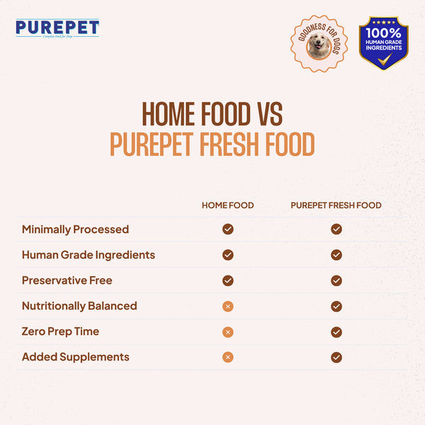 Purepet Chicken and Pumpkin Biryani Fresh Food for Dogs