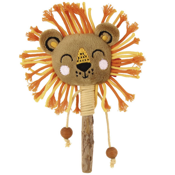 GiGwi Catch and Scratch Eco Line Lion Toy for Cats