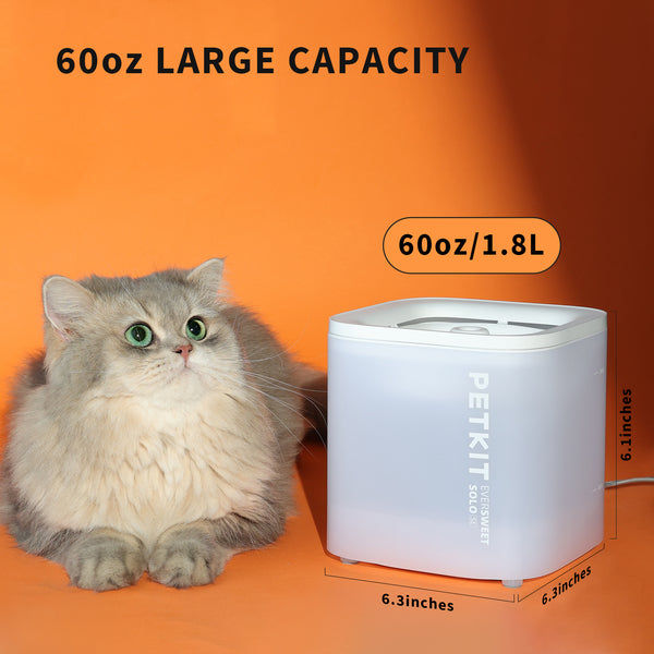 Petkit Eversweet Solo SE Smart Automatic Water Fountain for Cats & Dogs (White)