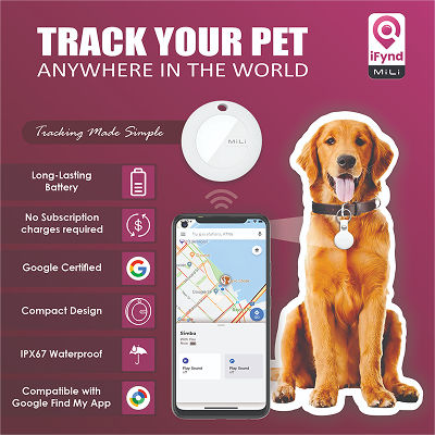 Mitag Go Anti Loss Device with Keychain for Dogs and Cats (Brown) | Android