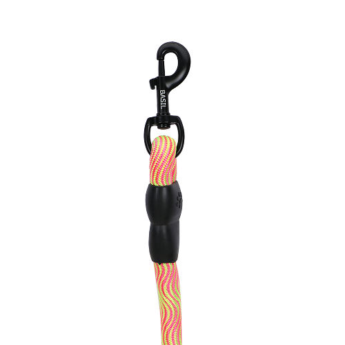 Basil Rope Leash for Dogs (Yellow & Pink)