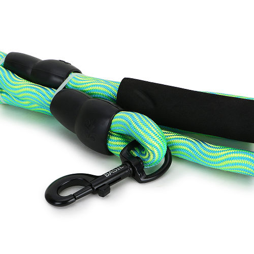 Basil Rope Leash for Dogs (Yellow/Green)
