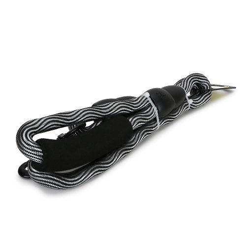 Basil Rope Leash for Dogs (Black/Gray)