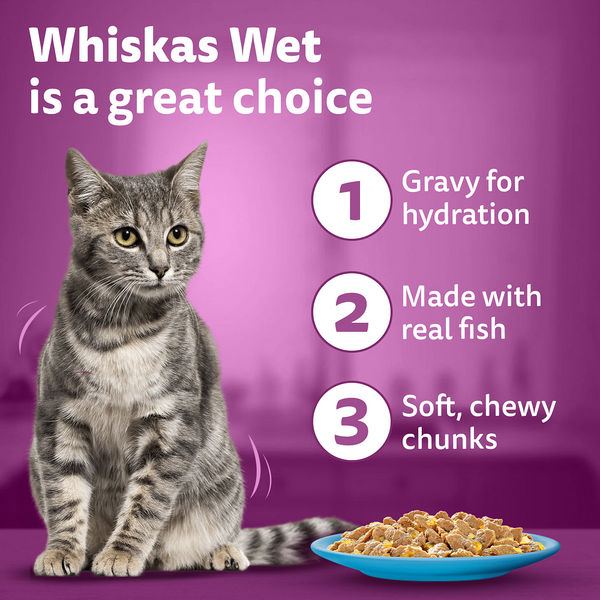 Whiskas Tuna in Jelly Meal Adult Cat Wet Food