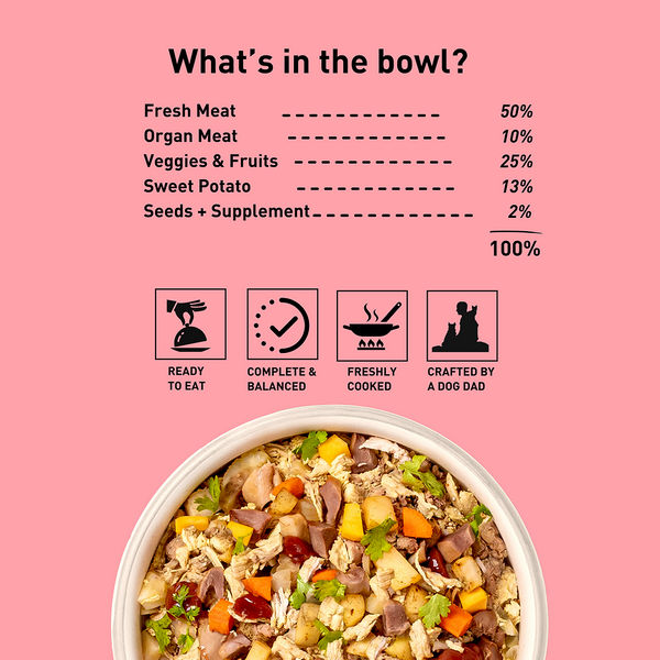 Homiee & Ginger Power Bowl Chicken Variety Pack
