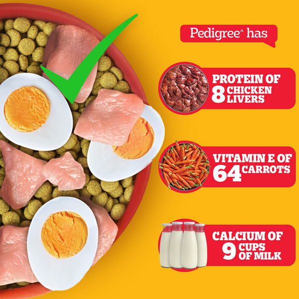 Pedigree Chicken, Egg and Rice Adult Dog Dry Food