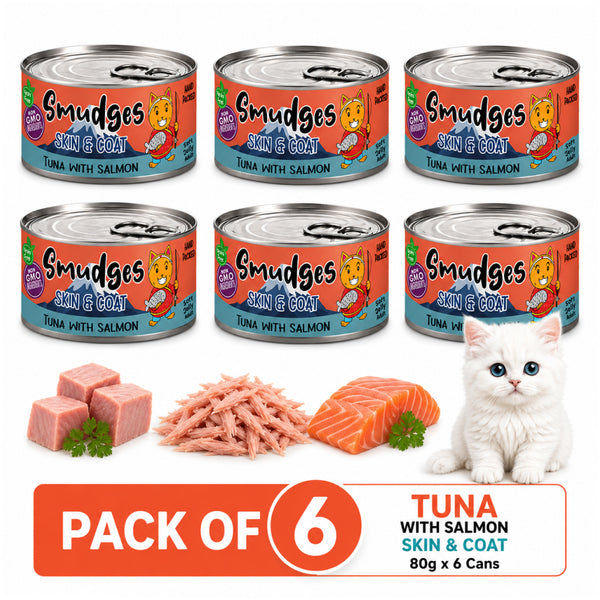 Smudges Tuna Flakes with Salmon in Soft Jelly Adult Cat Wet Food