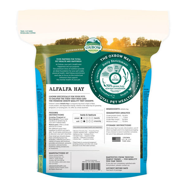 Photo inspiration: Picture Idea: Buy Oxbow Western Timothy Hay Dry Food For Rabbits And