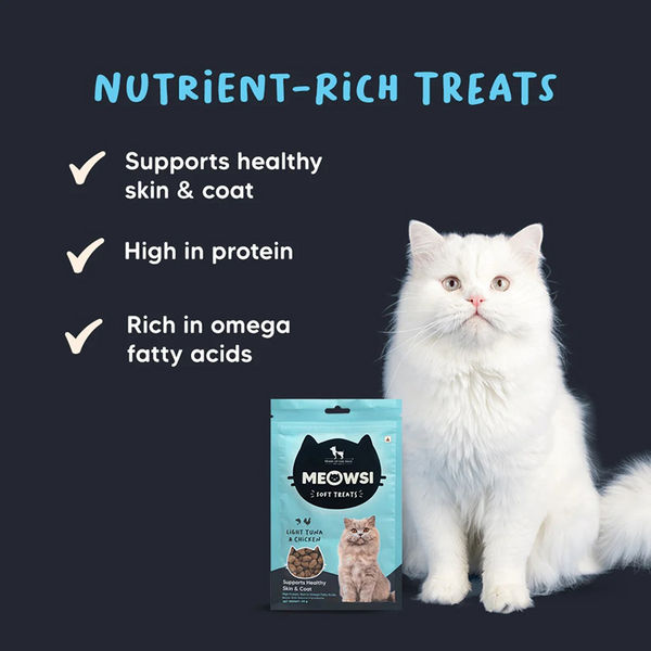 HUFT Meowsi Light Tuna & Chicken Soft Cat Treats