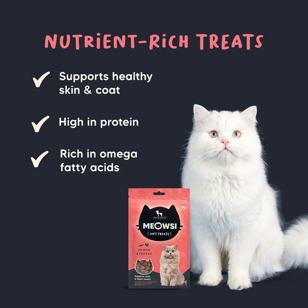HUFT Meowsi Salmon & Chicken Soft Cat Treats