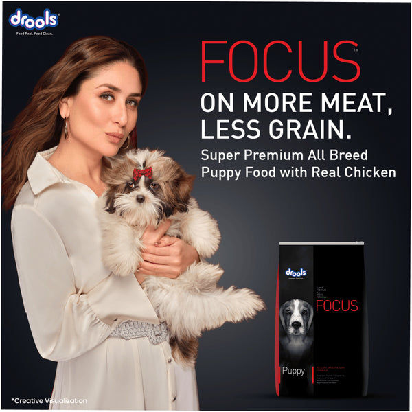 Drools Focus Super Premium Puppy Dog Dry Food | Corn & Wheat Free Formula