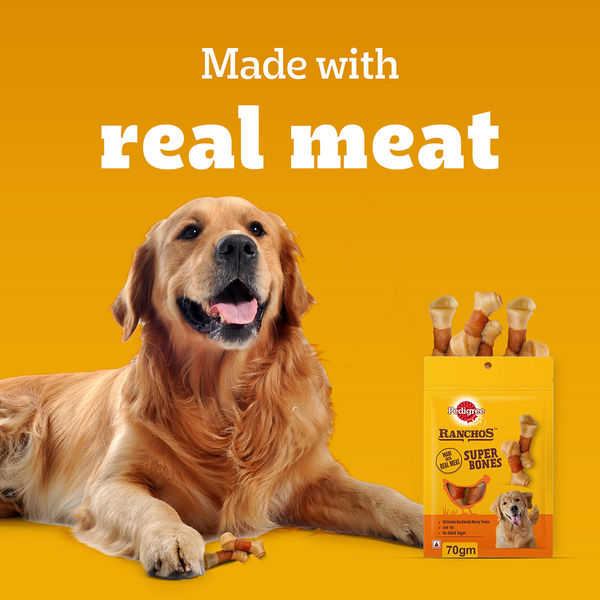 Pedigree Ranchos Super Bones Chicken & Milk Dog Treats