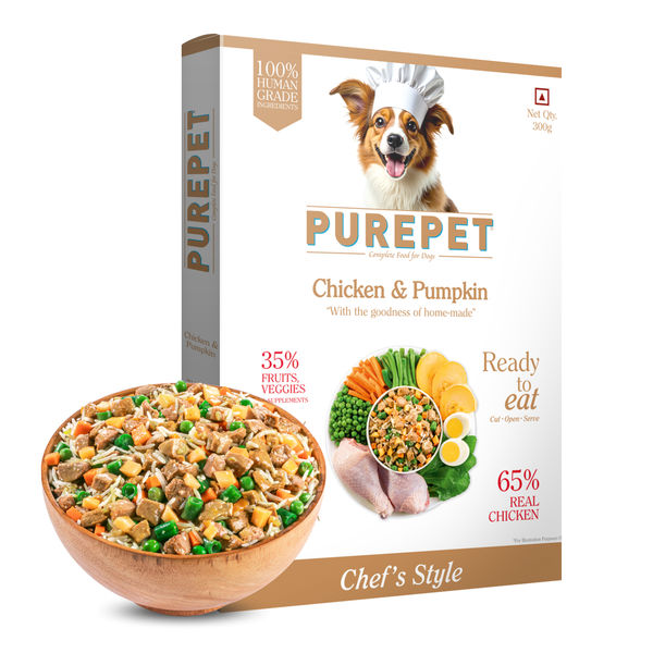 Purepet Chicken and Pumpkin Biryani Fresh Food for Dogs