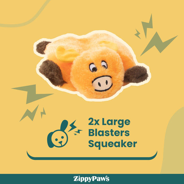 Zippy Paws Squeakie Pads Bear & Moose Plush Toy for Dogs