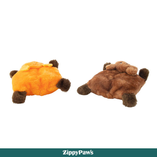 Zippy Paws Squeakie Pads Bear & Moose Plush Toy for Dogs