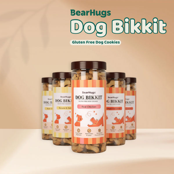 BearHugs Real Chicken & Carrot Bikkit Gluten Free Cookies Dog Treats