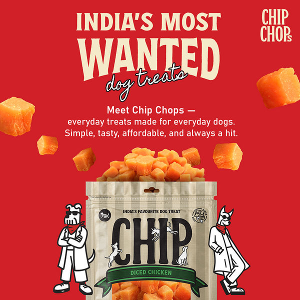 Chip Chops Diced Chicken Dog Treats