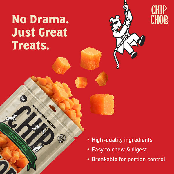 Chip Chops Diced Chicken Dog Treats
