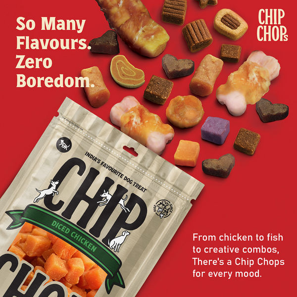 Chip Chops Diced Chicken Dog Treats