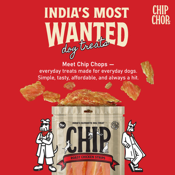 Chip Chops Roast Chicken Strips Dog Treats