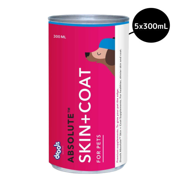 Drools Absolute Skin & Coat Syrup Supplement for Dogs