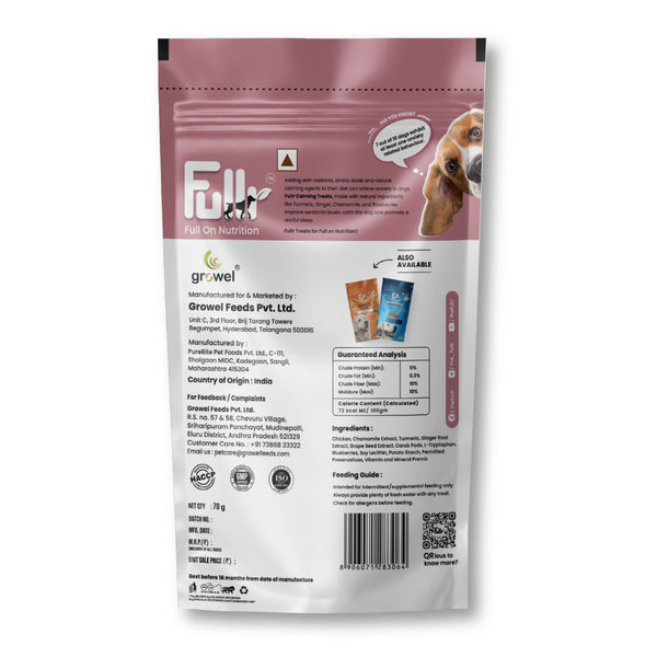 Fullr Anxiety Relief Calming Cold Pressed Dog Treats