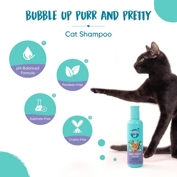 Bubble Up Chamomile and Shea Butter Shampoo for Cats