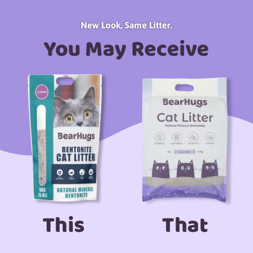 BearHugs Lavender Scented Bentonite Cat Litter