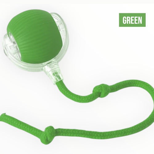 Talking Dog Club Automatic Rotating Interactive LED Ball for Cats, Kittens and Puppies (Red)