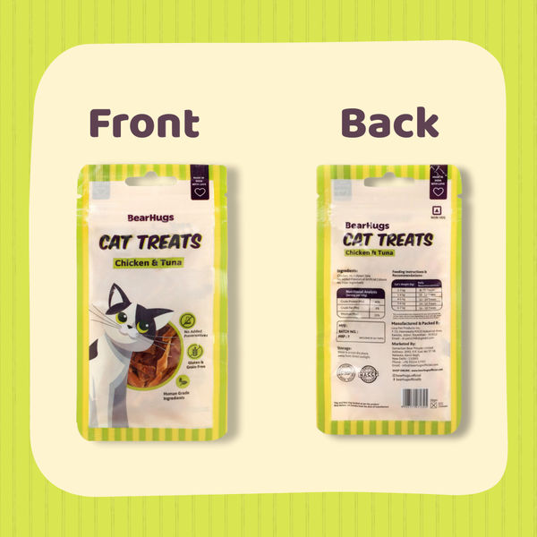 BearHugs Chicken & Tuna Non Veg Cat Treats