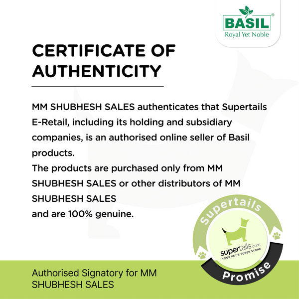 Basil Calcium Milk Chewy Bone Dog Treat