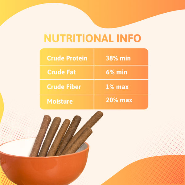 BearHugs Chicken & Pumpkin Soft & Chewy Sticks Dog Treats