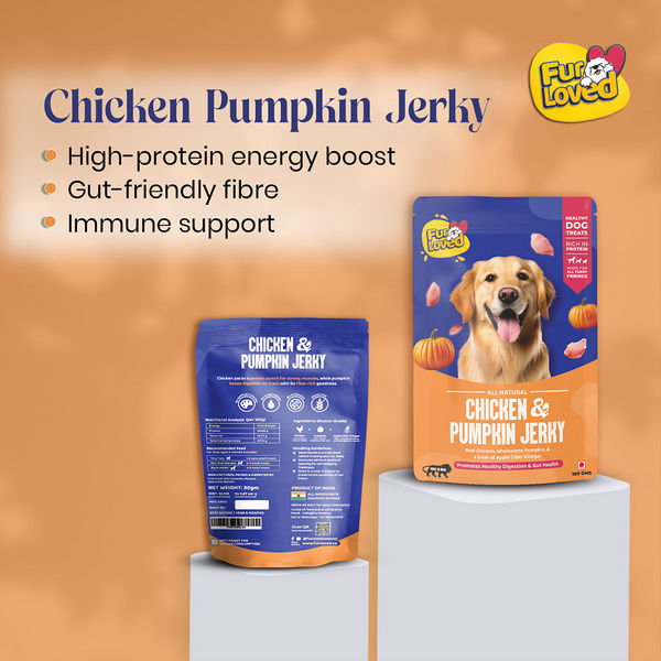 FurLoved Chicken and pumpkin High Protein Dog Treats