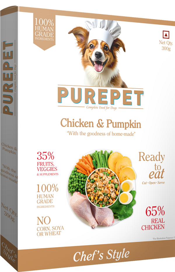 Purepet Chicken and Pumpkin Biryani Fresh Food for Dogs