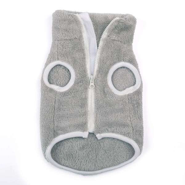 Pets Way Crazy Fur Winter Jacket for Dogs (Ash)