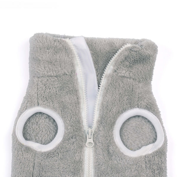 Pets Way Crazy Fur Winter Jacket for Dogs (Ash)