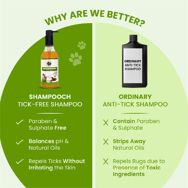 FurBall Story Shampooch Tick Free Shampoo for Dogs