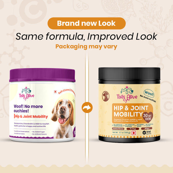 TailsAlive Hip & Joint Chicken Flavor Soft Chews Supplements for Dogs
