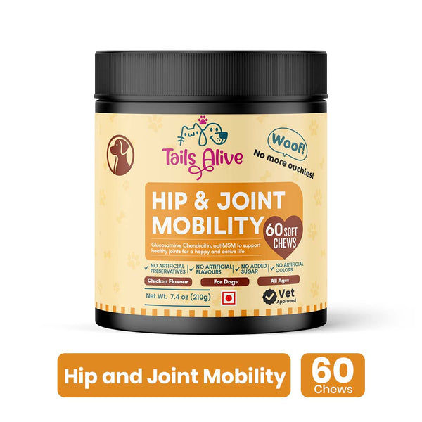 TailsAlive Hip & Joint Chicken Flavor Soft Chews Supplements for Dogs