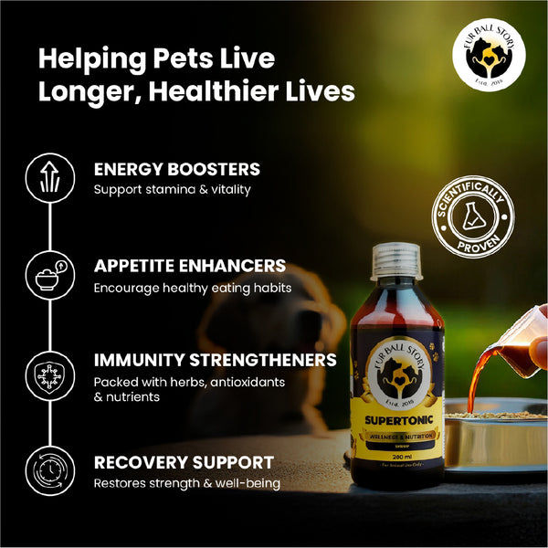 FurBall Story Supertonic Overall Wellness Syrup for Dogs and Cats