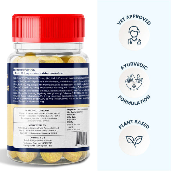 FurBall Story Jump O Joint Care tablets for Dogs and Cats