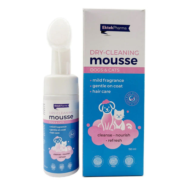 Ek Tek Dry Cleaning Mousse for Dogs and Cats