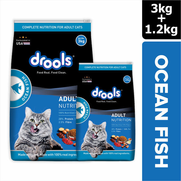 Drools Ocean Fish Adult Cat Dry Food