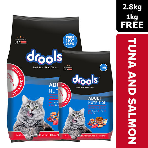 Drools Tuna & Salmon Adult Dry Cat Food