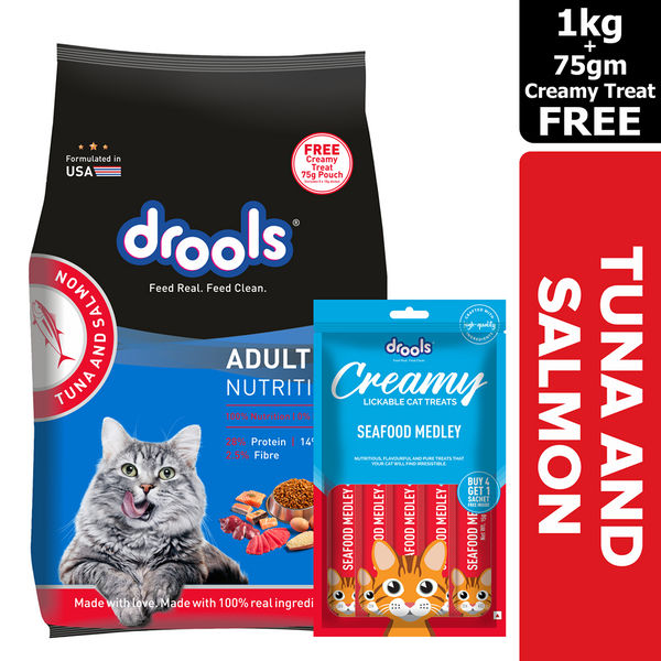 Drools Tuna & Salmon Adult Dry Cat Food