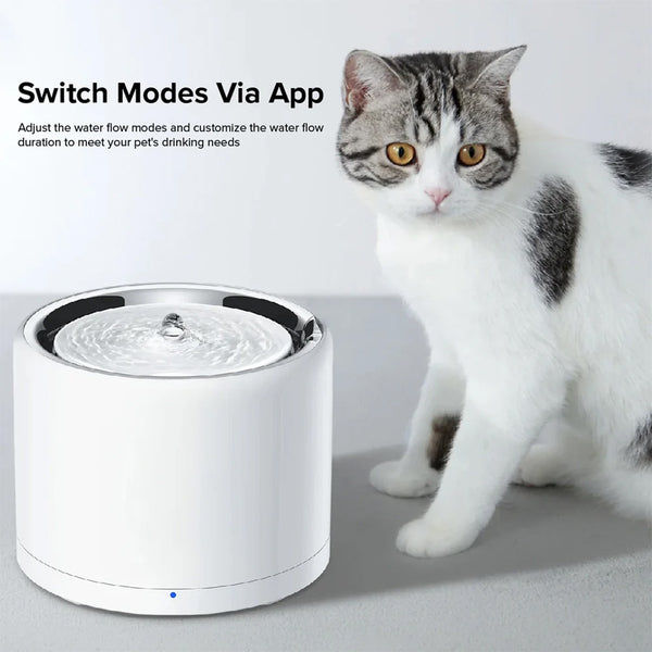 Petkit Eversweet 3 Pro Smart Automatic Water Fountain with Wireless Pump for Cats & Dogs (White)